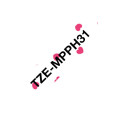Brother TZE-MPPH31 ruban d'étiquette Noir sur rose