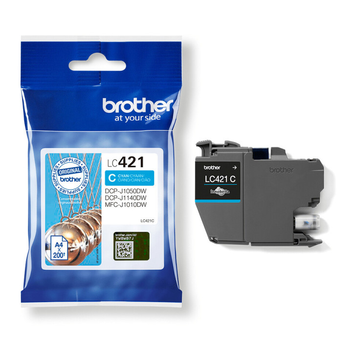 Brother LC421C - Cartouche d'encre originale - Cyan
