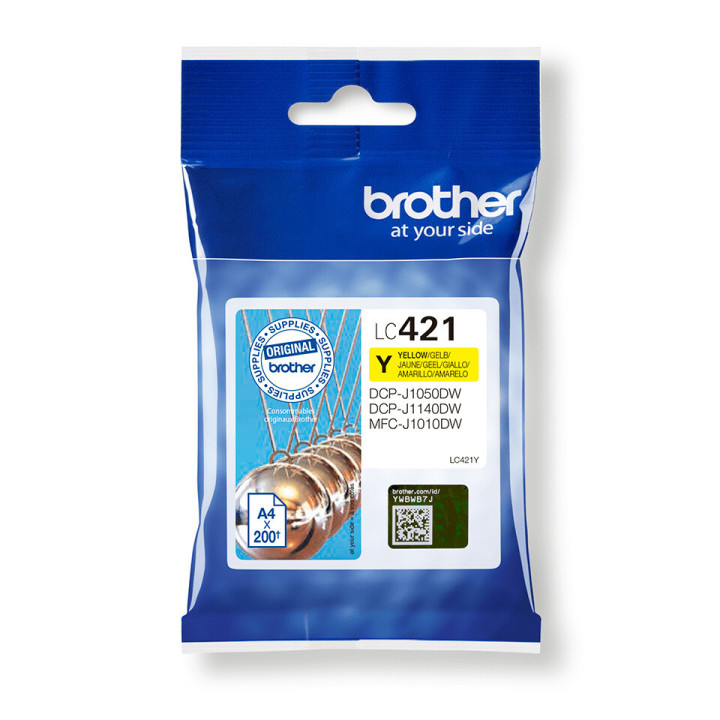 Brother LC421Y - Cartouche d'encre originale - jaune