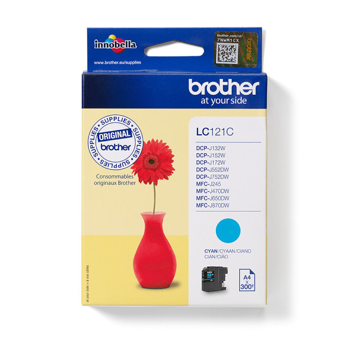Brother LC121C - Cartouche d'encre originale – Cyan