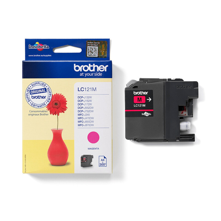 Brother LC121M - Cartouche d'encre originale – Magenta