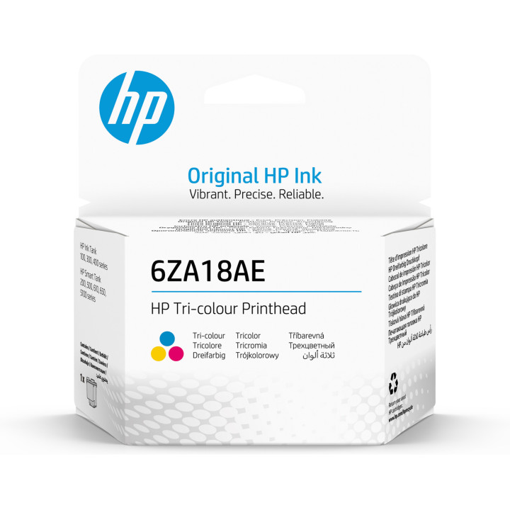 HP Tête d’impression 3 couleurs 6ZA18AE GT