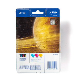 Brother LC1100RBWBP cartouche d'encre 3 pièce(s) Original Cyan, Magenta, Jaune