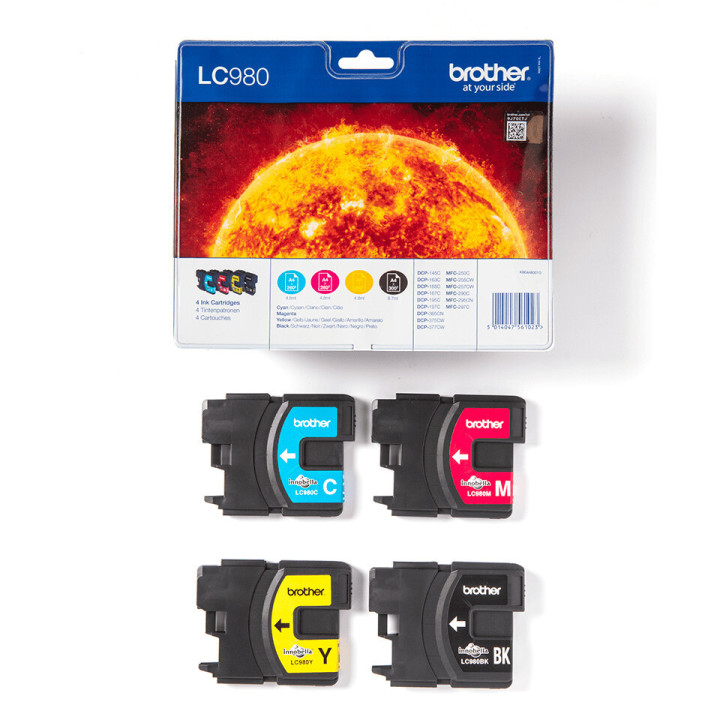 Brother LC980VALBP - Pack de cartouches d'encre originales