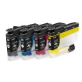 Brother LC424VAL - Pack de 4 cartouches d'encre transparentes