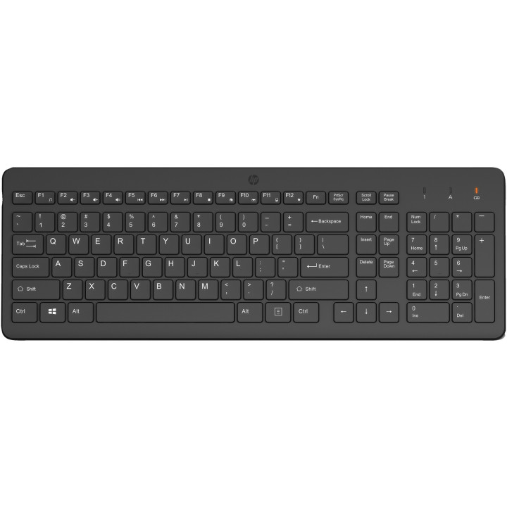 HP 225 Wireless Keyboard - Tastatur clavier Universel RF sans fil Noir