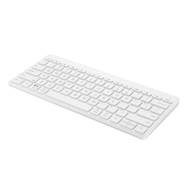 HP 350 WHT Compact Multi-Devic - Tastatur - Bluetooth 5 clavier Maison Blanc