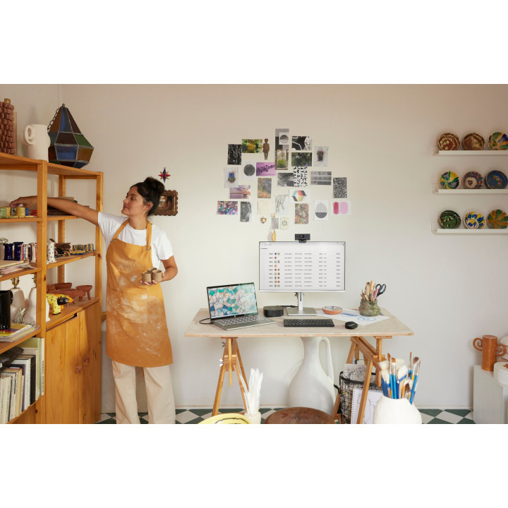 HP 350 WHT Compact Multi-Devic - Tastatur - Bluetooth 5 clavier Maison Blanc