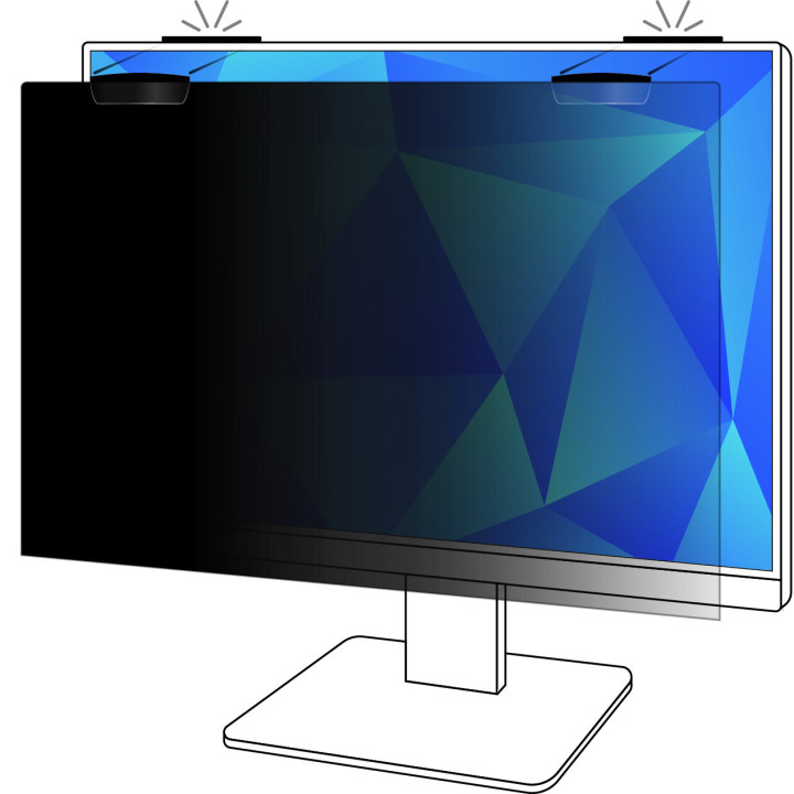 3M Filtre de confidentialité pour moniteur plein écran avec attache magnétique COMPLY™ 23 po (584 mm), 16:9, PF230W9EM
