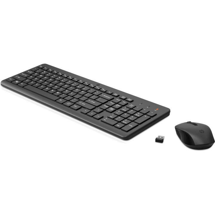 HP 330 Wls Mse and KB Combo FR clavier Souris incluse Universel RF sans fil Noir