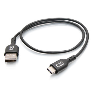 C2G C2G28884 câble USB USB 2.0 0,46 m USB C USB A Noir