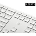 HP 650 WRLS KB/MSE COMBO WHT FR clavier Souris incluse Maison RF sans fil Blanc