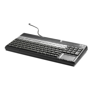 HP POS MSR KEYBOARD (VISTA) RPOS FRENCH VERSION clavier Bureau USB Noir