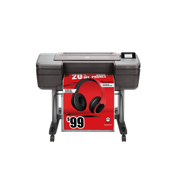 HP Designjet Imprimante Z6dr PostScript de 44 pouces avec coupe-bordures verticales