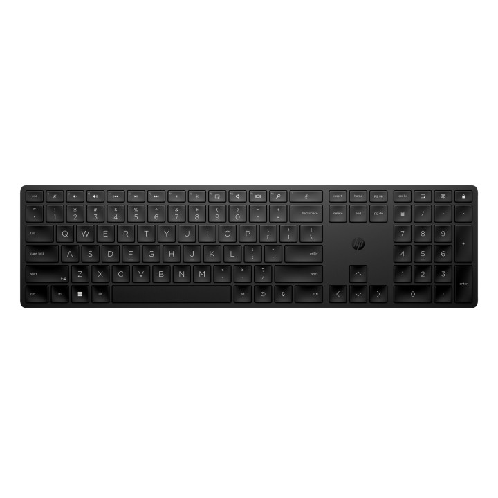 HP 455 PROGRAMMABLE WIRELESS KEYBOARD (FR) - Tastatur clavier Maison RF sans fil Noir