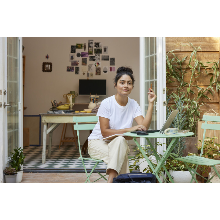 HP 350 WHT Compact Multi-Devic - Tastatur - Bluetooth 5 clavier Maison Blanc