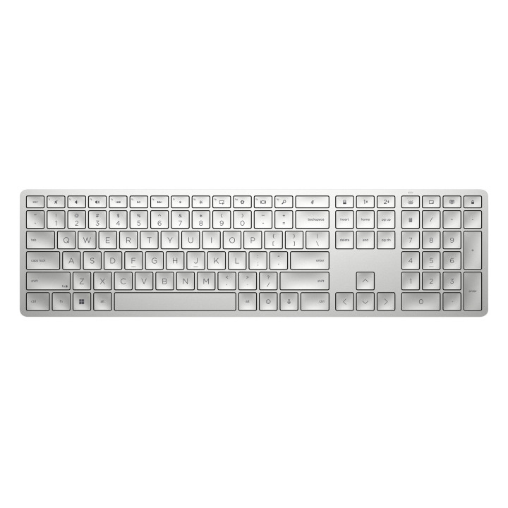 HP KBD 970 PROGRAMMABLE WL clavier Maison Bluetooth Argent