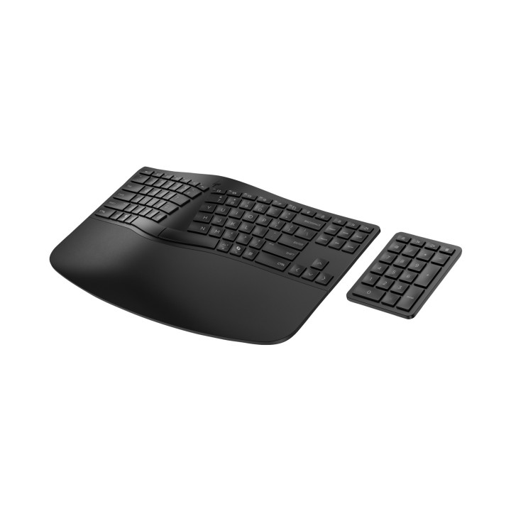 HP STORE 3PL clavier Maison RF sans fil + Bluetooth Noir