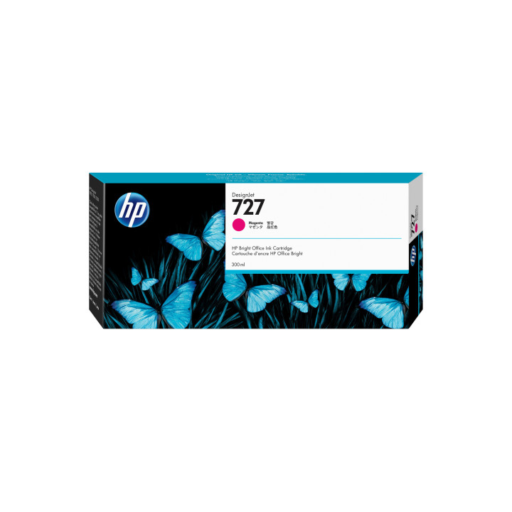 HP 727 cartouche d'encre DesignJet magenta, 300 ml