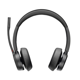 Poly Micro-casque Voyager 4320-M certifié Microsoft Teams + dongle BT700 + base de chargement