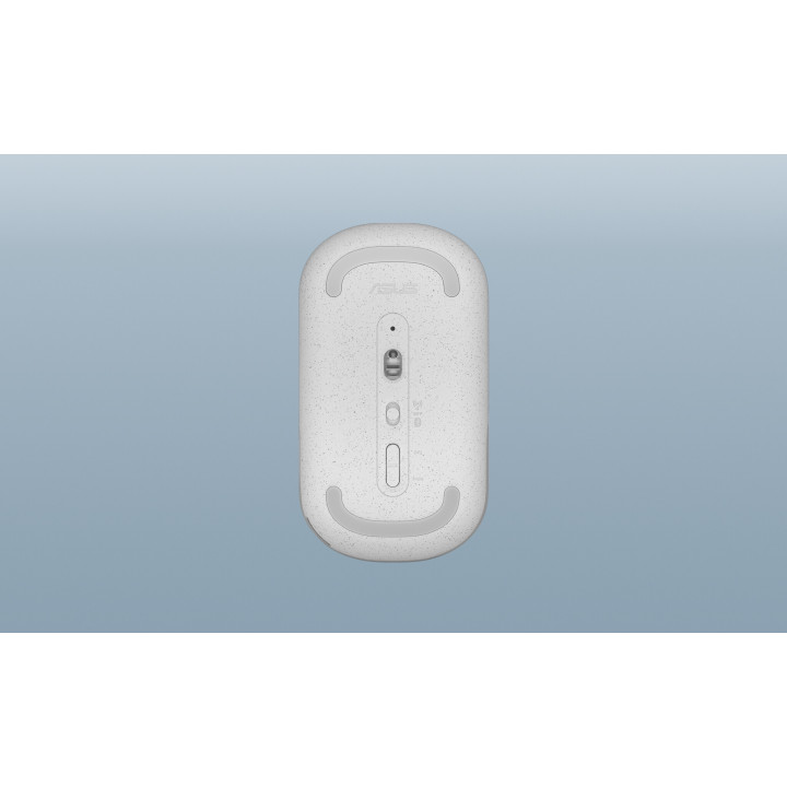 ASUS Marshmallow Mouse MD100 souris Bureau Ambidextre RF sans fil + Bluetooth Optique 1600 DPI