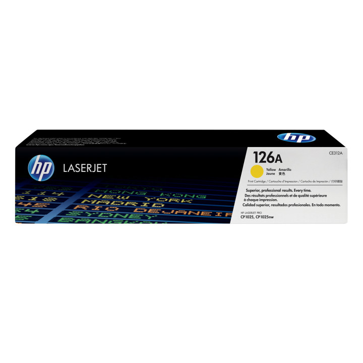 HP 126A toner LaserJet jaune authentique