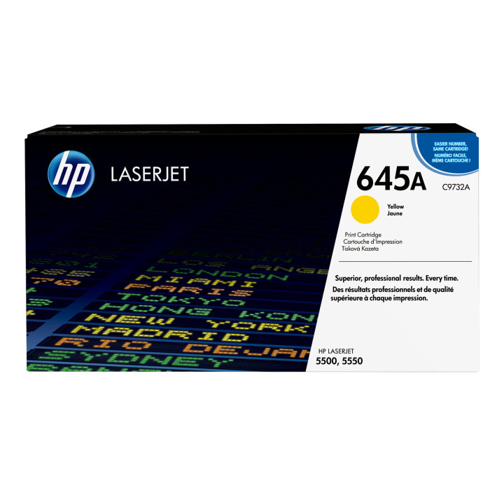HP 645A toner LaserJet jaune authentique