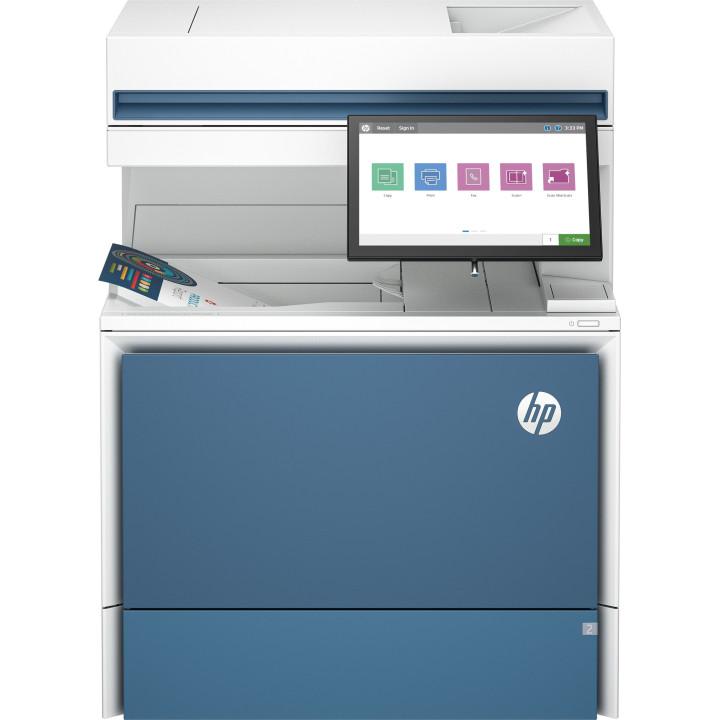 HP Imprimante multifonction Color LaserJet Enterprise Flow 6800zf, Color, Imprimante pour Impression, copie, scan, fax, Flow É