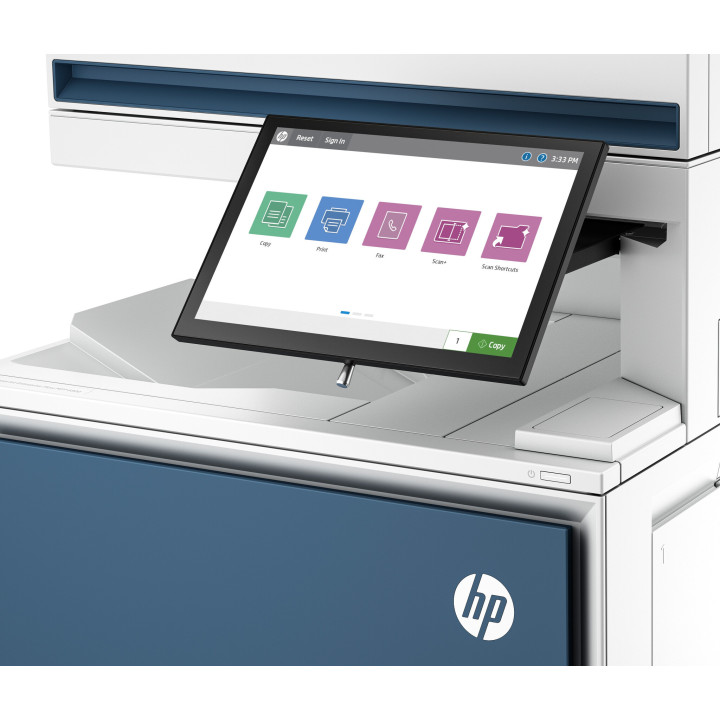 HP Imprimante multifonction Color LaserJet Enterprise Flow 6800zf, Color, Imprimante pour Impression, copie, scan, fax, Flow É