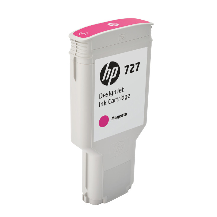 HP 727 cartouche d'encre DesignJet magenta, 300 ml