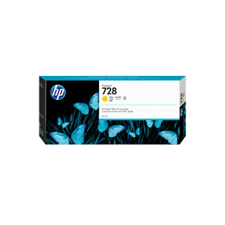 HP 728 DesignJet cartouche d'encre jaune, 300 ml