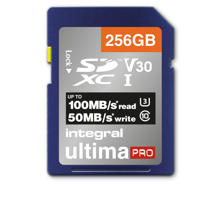 Integral INSDX256G-100/90V30 mémoire flash 256 Go SD UHS-I