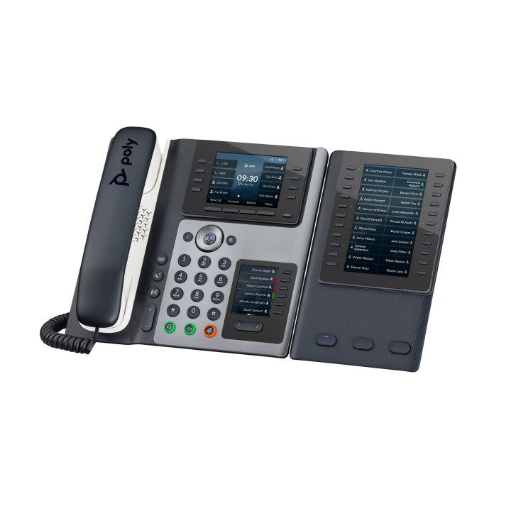 Poly Téléphone IP Edge E400 compatible PoE