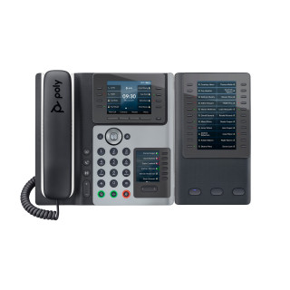 Poly Téléphone IP Edge E400 compatible PoE