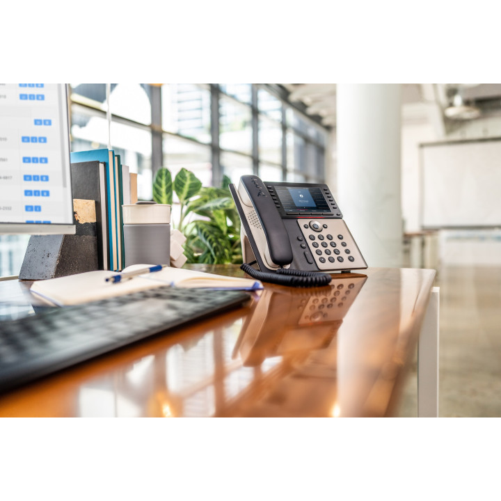 Poly Téléphone IP Edge E550 compatible PoE