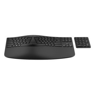 HP STORE 3PL clavier Maison RF sans fil + Bluetooth Noir