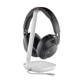 Poly Micro-casque Voyager Surround 85 UC USB-C + adaptateur USB-C/A + base de chargement