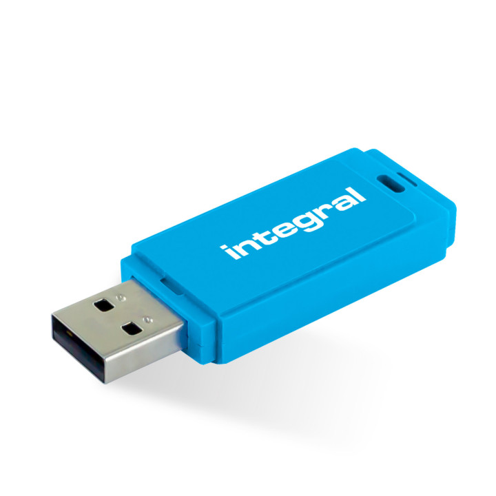 Integral INFD64GBNEONB lecteur USB flash 64 Go USB Type-A 2.0 Bleu