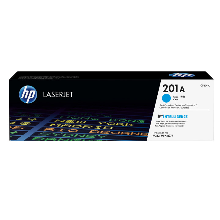 HP 201A toner LaserJet Cyan authentique