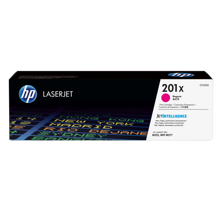 HP 201X toner LaserJet Magenta grande capacité authentique