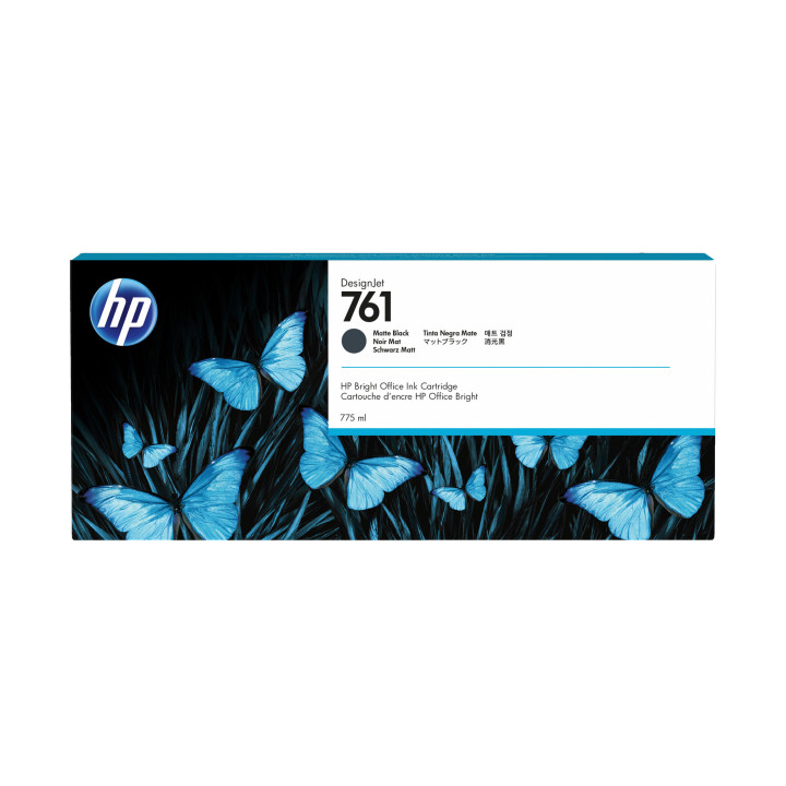 HP 761 cartouche d'encre DesignJet noir mat, 775 ml