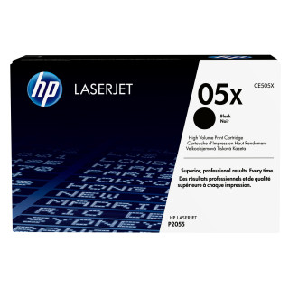 HP 05X toner LaserJet noir grande capacité authentique