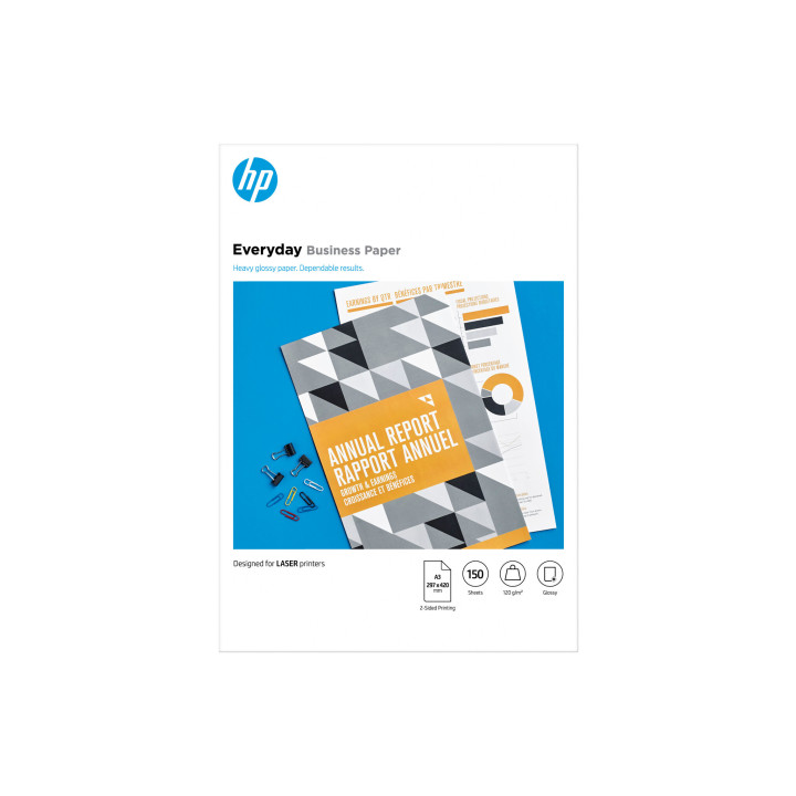 HP Papier multifonction recyclé 500 feuilles, format lettre 8,5 x 11 pouces