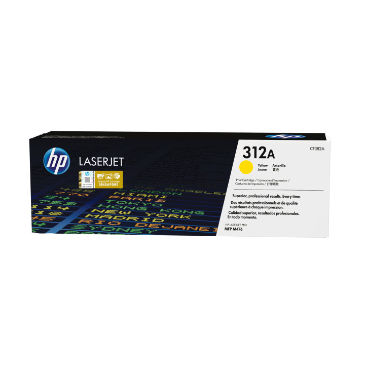 HP Cartouche 312A toner Jaune LaserJet
