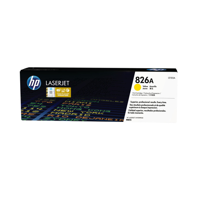 HP 826A toner LaserJet jaune authentique