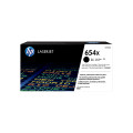 HP 654X toner noir grande capacité LaserJet authentique avec toner ColorSphere