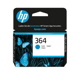 HP 364 cartouche d'encre cyan authentique