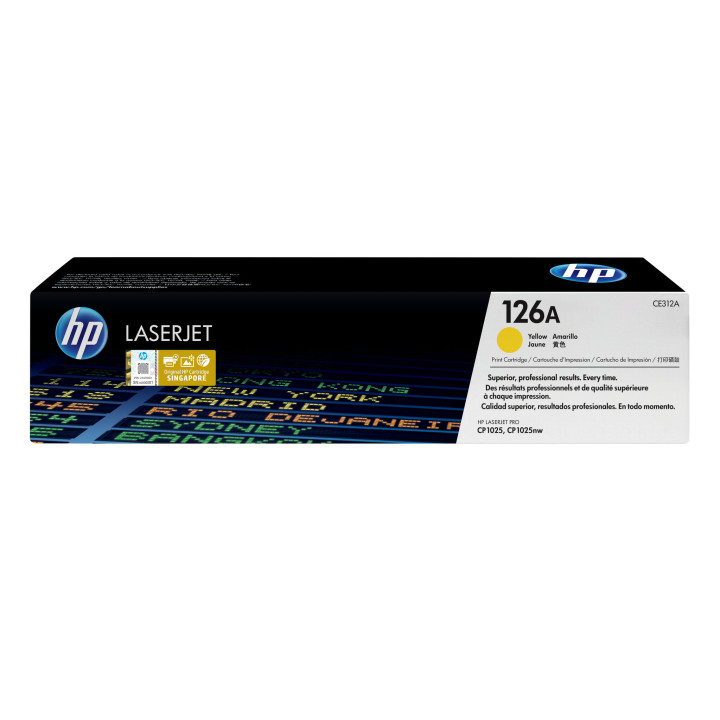HP 126A toner LaserJet jaune authentique