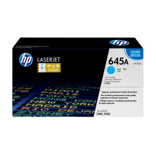 HP 645A toner LaserJet cyan authentique
