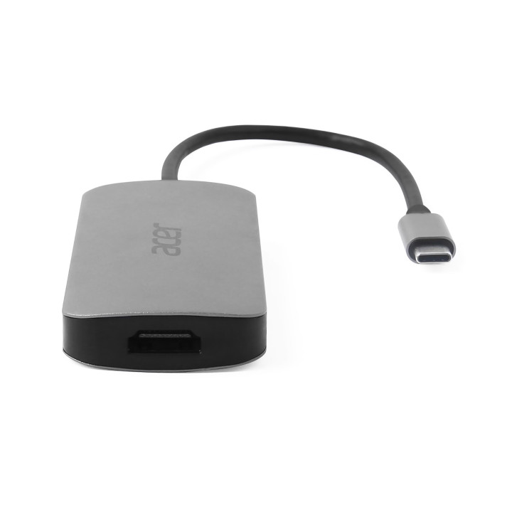 Acer 7in1 Type C Dongle Avec fil USB 3.2 Gen 1 (3.1 Gen 1) Type-C Argent